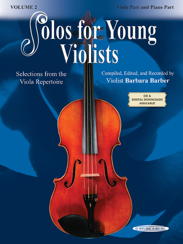 Solos for Young Violists Viola Part and Piano Acc., Volume 2 Cover Image