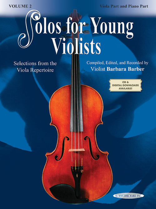Solos for Young Violists Viola Part and Piano Acc., Volume 2 Cover Image