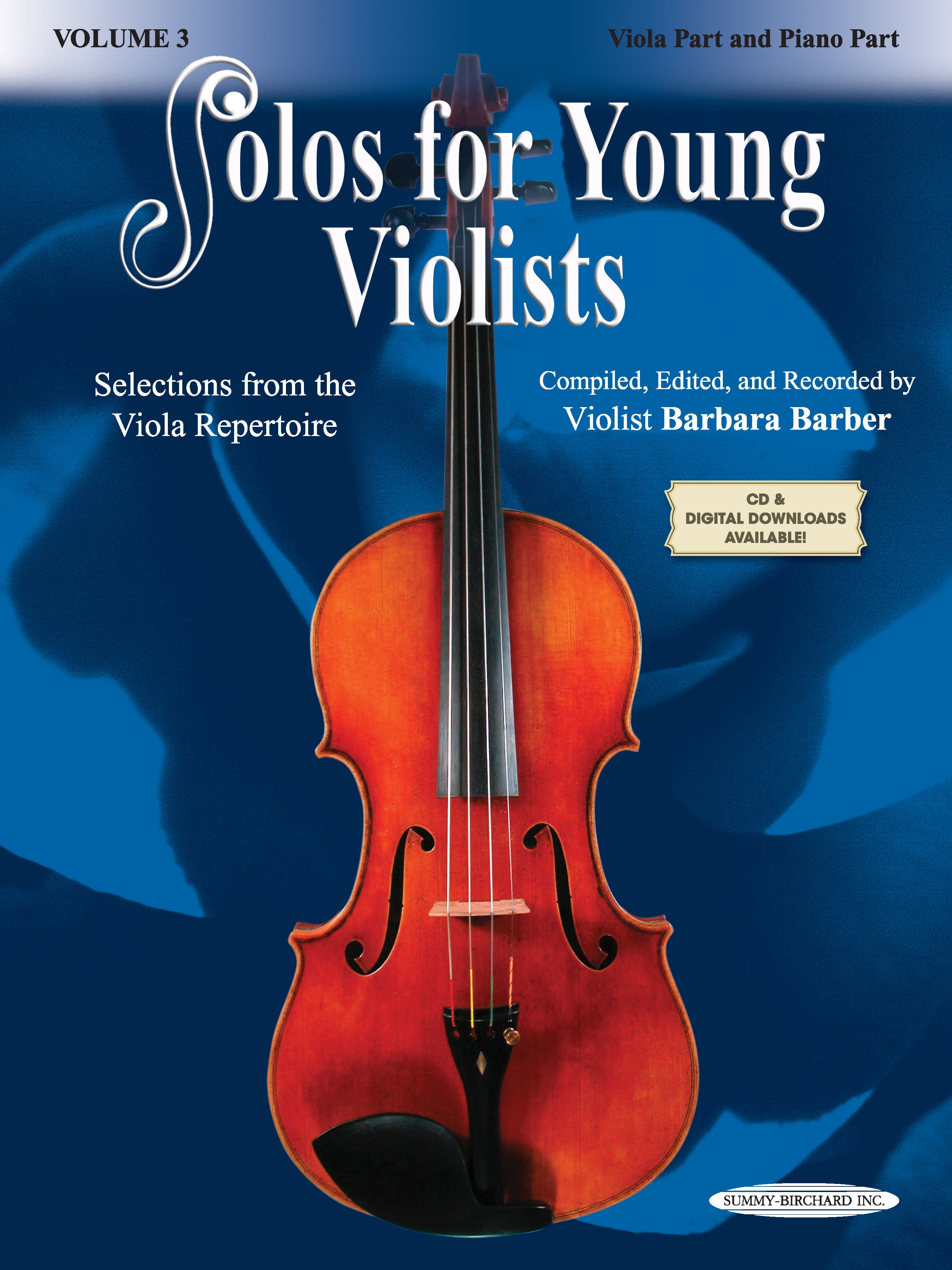 Solos for Young Violists Viola Part and Piano Acc., Volume 3 Cover Image