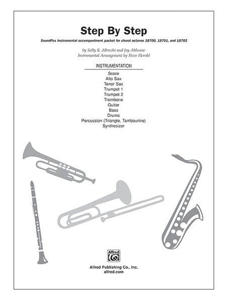Step by Step: B-flat Tenor Saxophone Sheet Music Preview