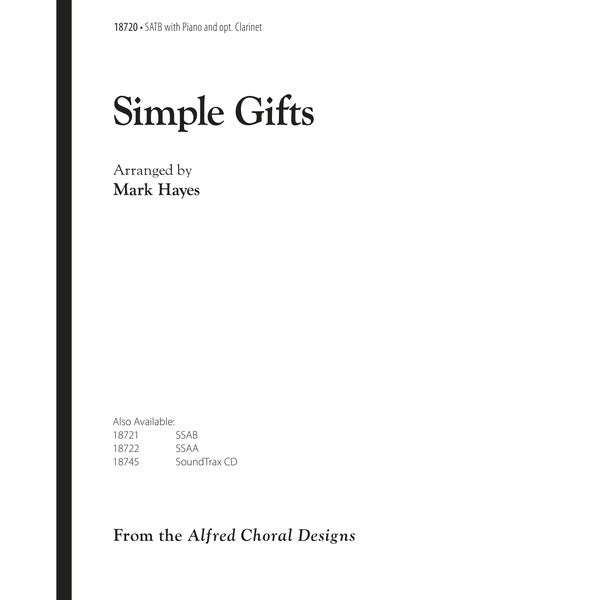 Simple Gifts Sheet Music Preview