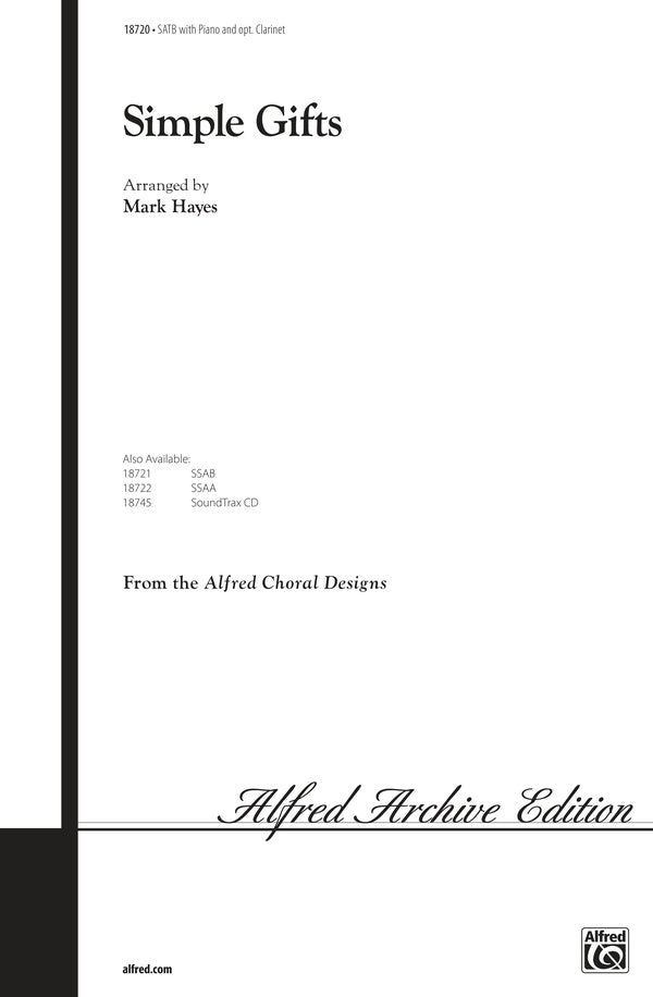 Simple Gifts Sheet Music Preview