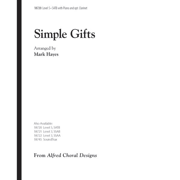 Simple Gifts Sheet Music Preview