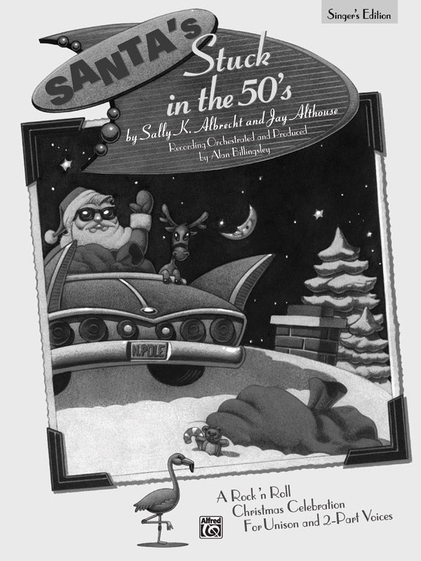 Santa's Stuck in the 50's Cover Image