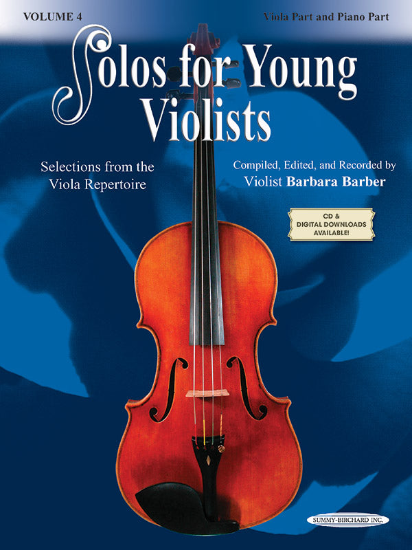 Solos for Young Violists Viola Part and Piano Acc., Volume 4 Cover Image