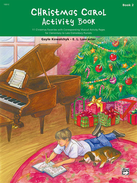 Christmas Carol Activity Book, Book 2 Cover Image