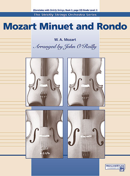 Mozart Minuet & Rondo: 1st Violin Sheet Music Preview