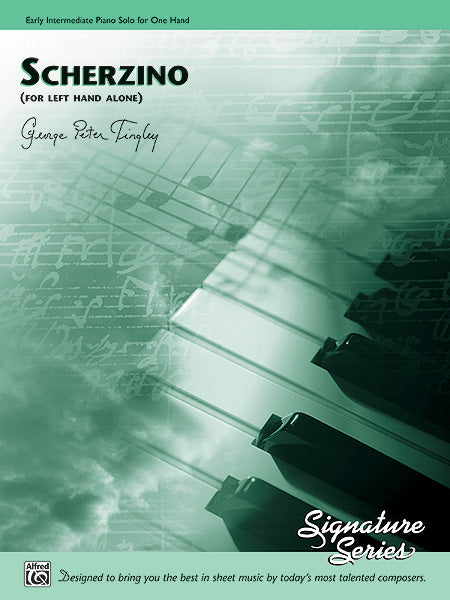 Scherzino (for left hand alone) - Piano Solo Sheet Music Preview