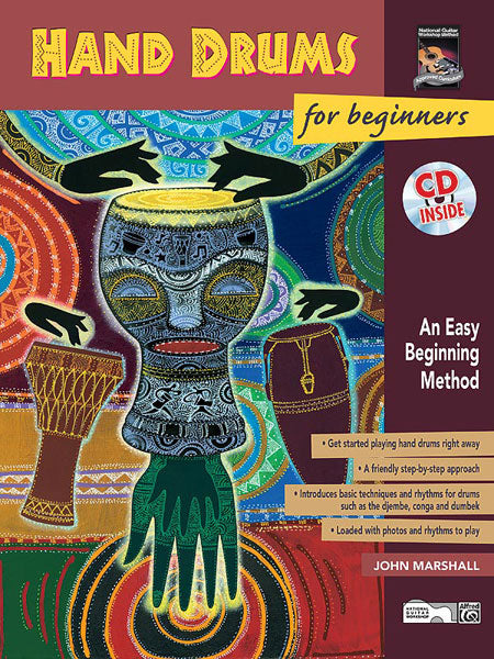 Hand Drums for Beginners Cover Image