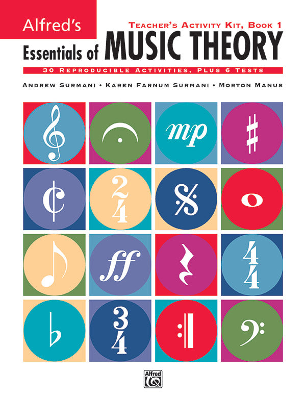 Alfred's Essentials of Music Theory: Teacher's Activity Kit, Book 1 Cover Image