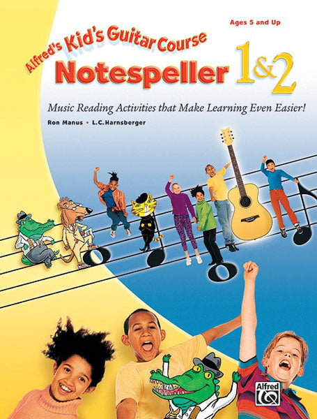 Alfred's Kid's Guitar Course Notespeller 1 & 2 Cover Image