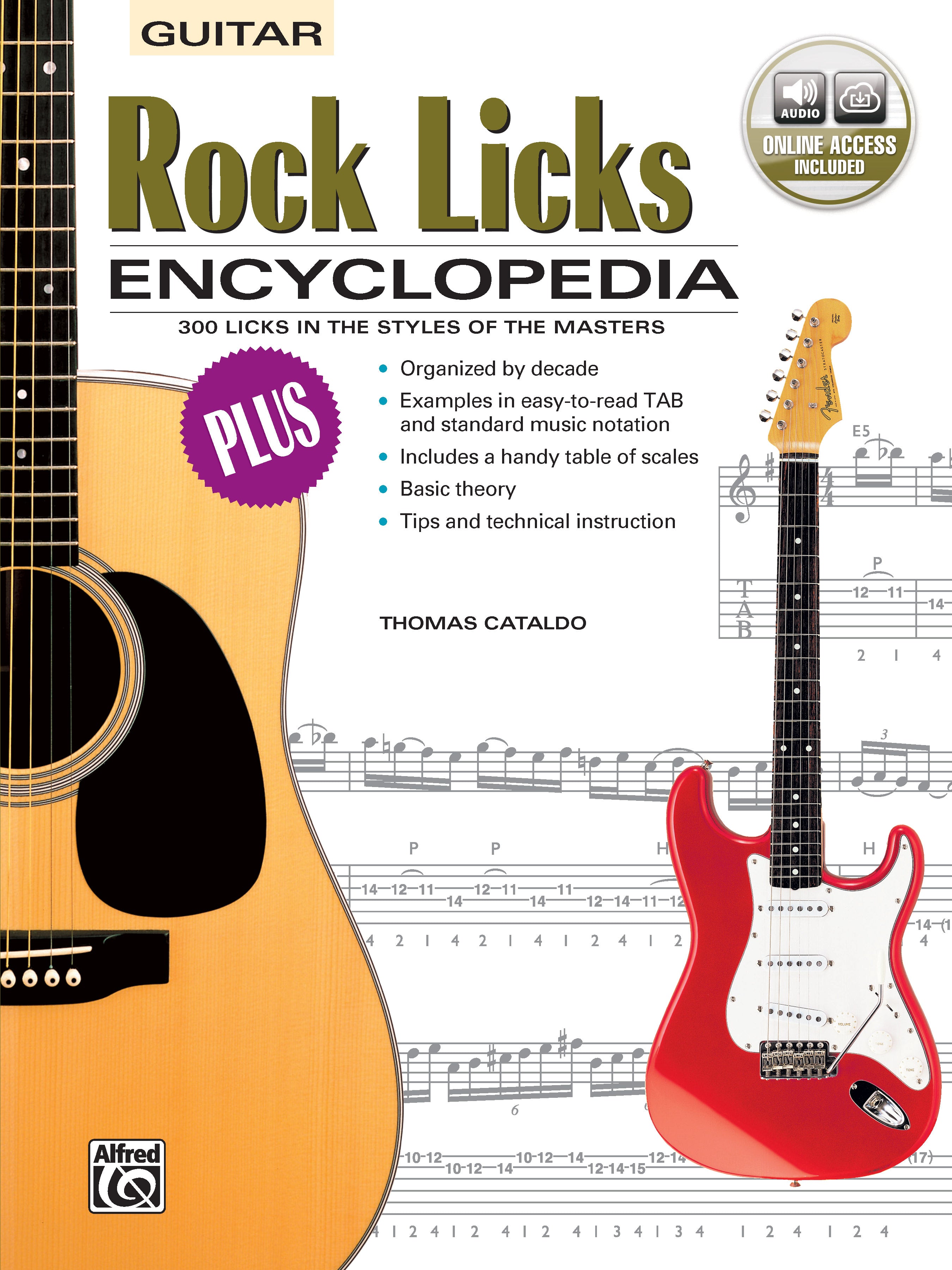 Rock Licks Encyclopedia: 300 Licks in the Styles of the Masters Sheet Music Preview