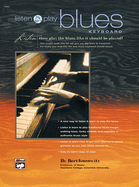 Listen and Play Blues Keyboard Cover Image