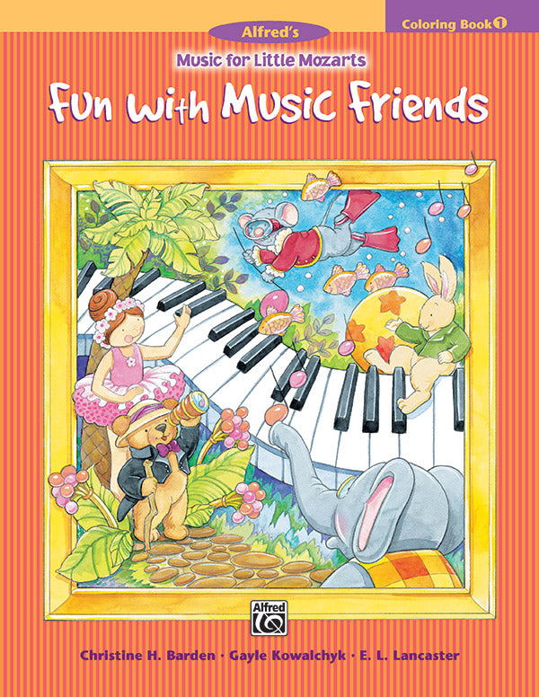 Music for Little Mozarts: Coloring Book 1 -- Fun with Music Friends Cover Image
