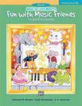 Music for Little Mozarts: Coloring Book 2 -- Fun with Music Friends  at the Piano Lesson Cover Image