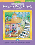 Music for Little Mozarts: Coloring Book 4 -- Fun with Music Friends in the City Cover Image