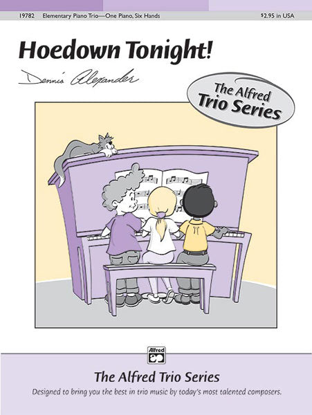 Hoedown Tonight! - Piano Trio (1 Piano, 6 Hands) Sheet Music Preview