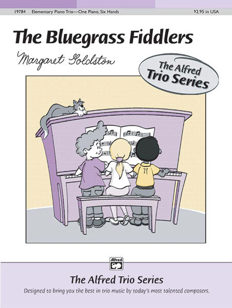 The Bluegrass Fiddlers - Piano Trio (1 Piano, 6 Hands) Sheet Music Preview