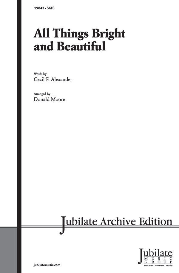 All Things Bright and Beautiful Cover Image