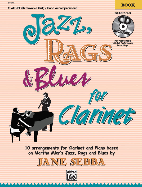 Jazz, Rags & Blues for Clarinet: Book 1 Cover Image
