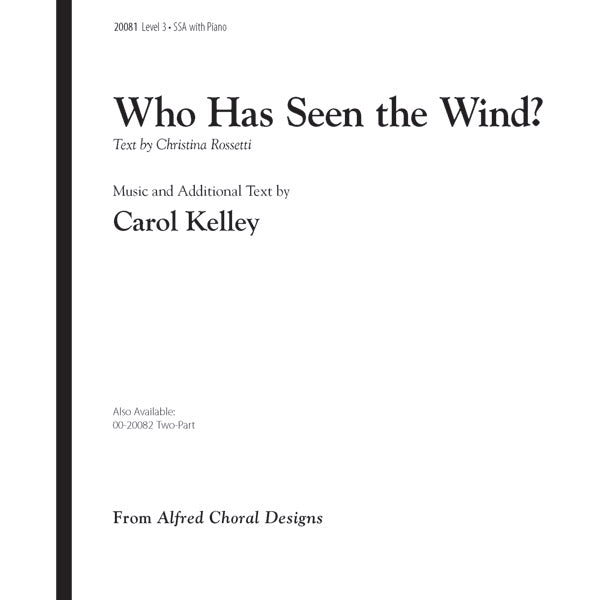 Who Has Seen the Wind? Sheet Music Preview