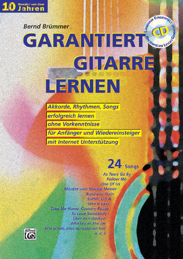 Garantiert Gitarre lernen mit CD Cover Image