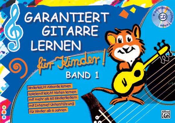 Garantiert Gitarre lernen für Kinder Band 1 Cover Image