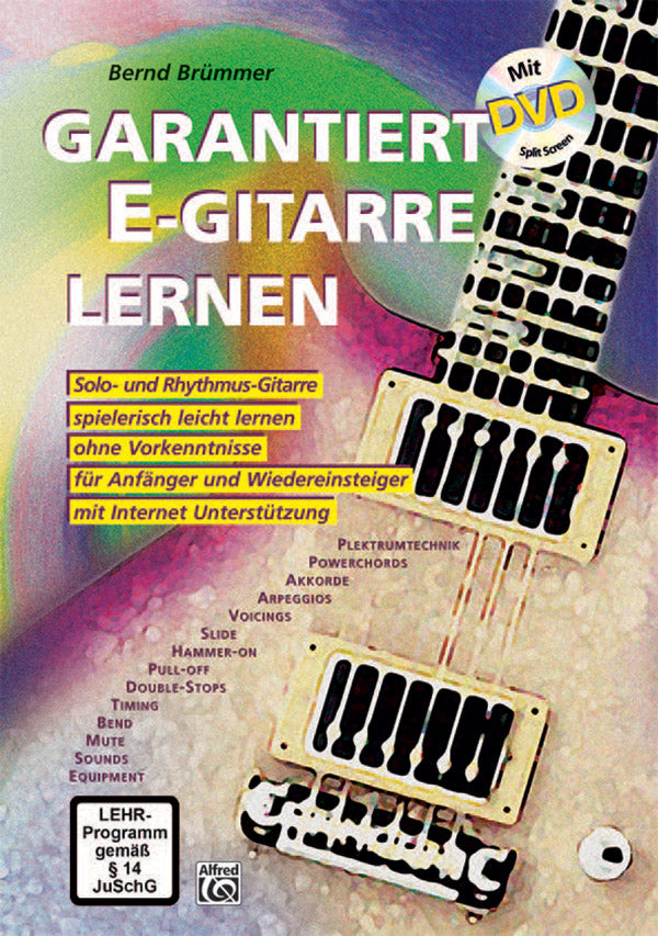 Garantiert E-Gitarre lernen mit DVD Cover Image