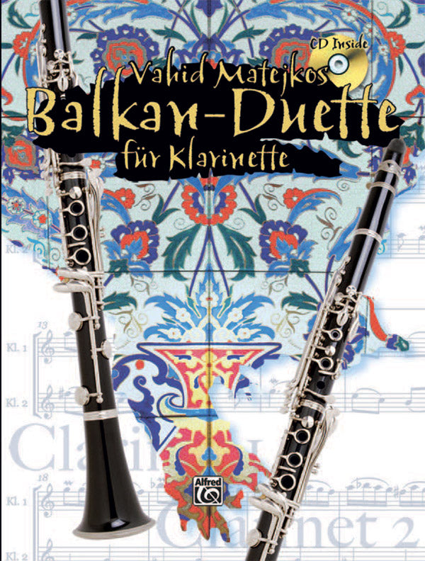 Vahid Matejkos Balkan Duette für Klarinette Cover Image