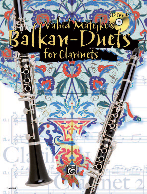 Vahid Matejko's Balkan Duets for Clarinets Cover Image