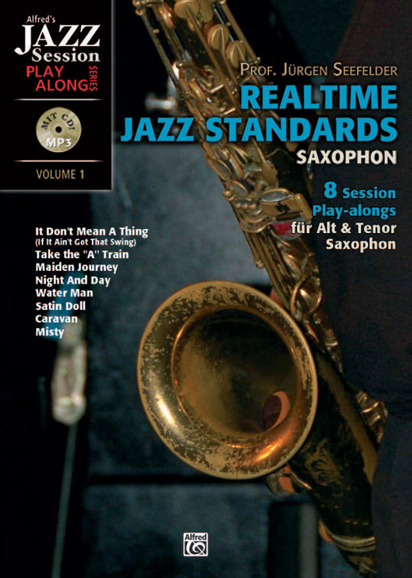 Realtime Jazz Standards - Saxophon Cover Image