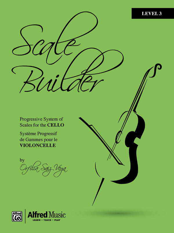 Scale Builder For Cello: Level 3 Cover Image