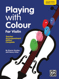 Playing With Colour: Violin Books 1-3 (Teacher Guide) Cover Image