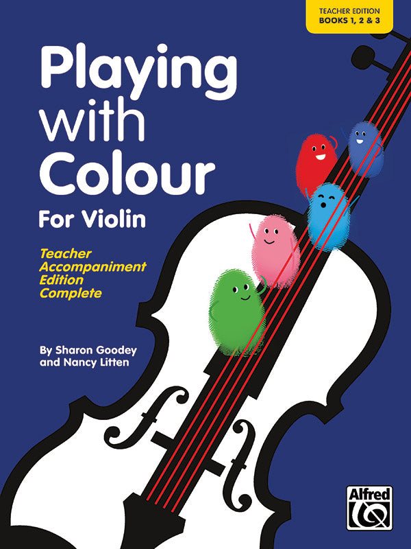 Playing With Colour: Violin Books 1-3 (Teacher Guide) Cover Image