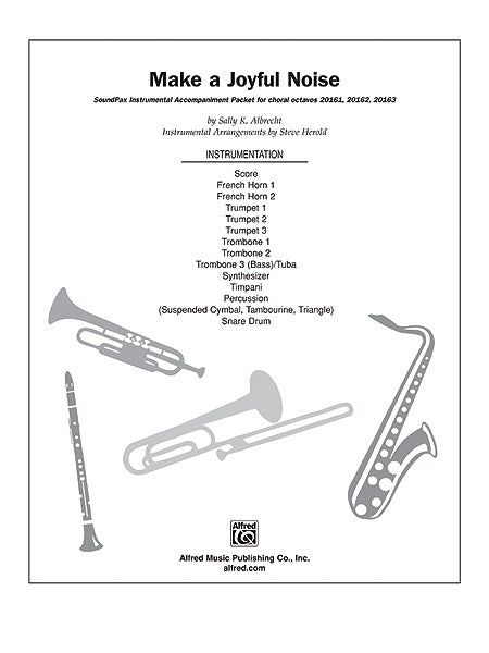 Make a Joyful Noise: 1st B-flat Trumpet Sheet Music Preview