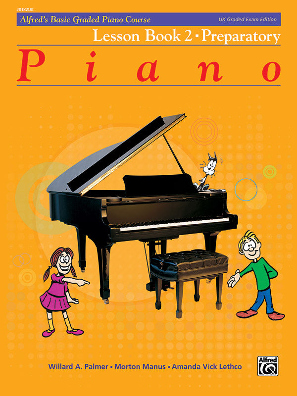 Alfred's Basic Graded Piano Course, Lesson Book 2 Cover Image