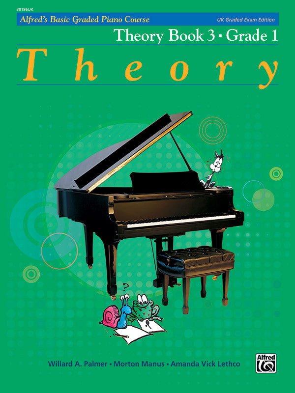 Alfred's Basic Graded Piano Course, Theory Book 3 Cover Image