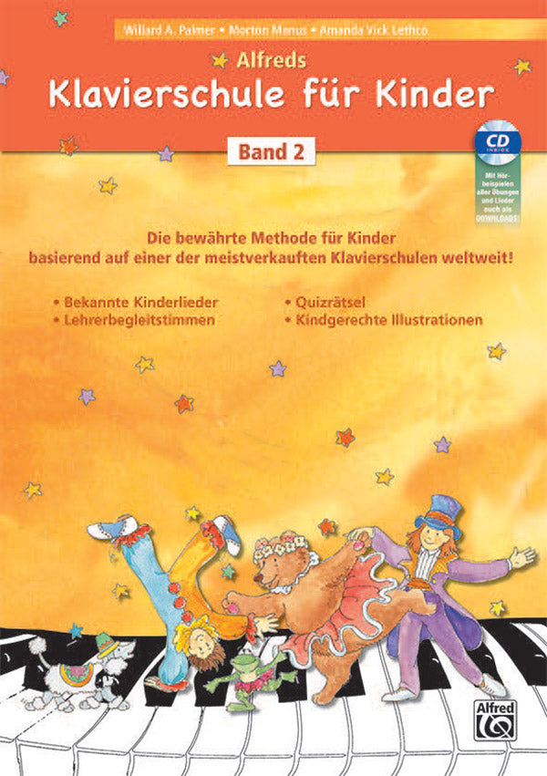 Alfreds Klavierschule für Kinder Band 2 Cover Image