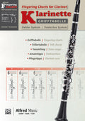 Grifftabelle Klarinette (Deutsch) ❘ Fingering Charts for Clarinet (Oehler) Cover Image