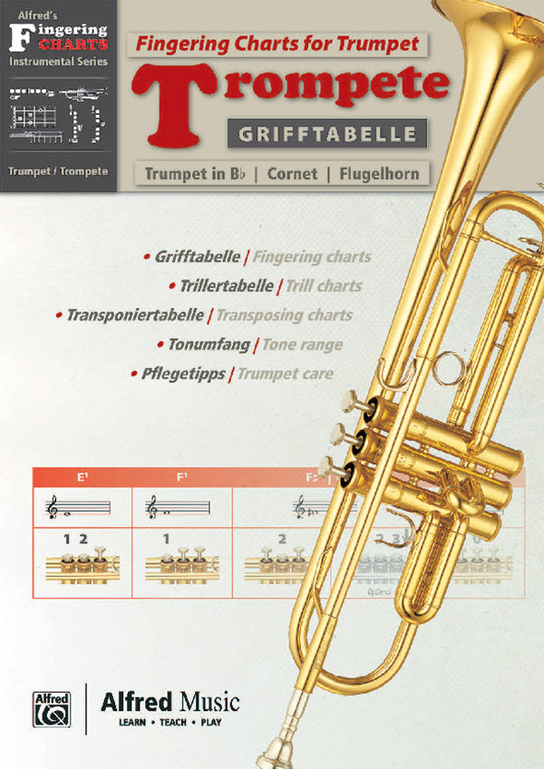Grifftabelle Trompete ❘ Fingering Charts for Trumpet Cover Image