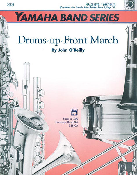 Drums-up-Front March: E-flat Baritone Saxophone Sheet Music Preview