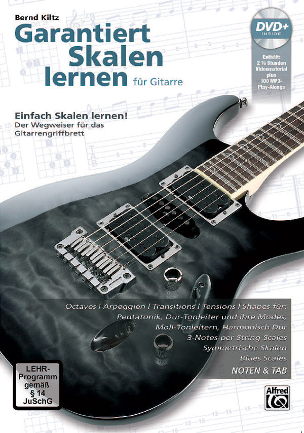 Garantiert Skalen lernen für Gitarre Cover Image