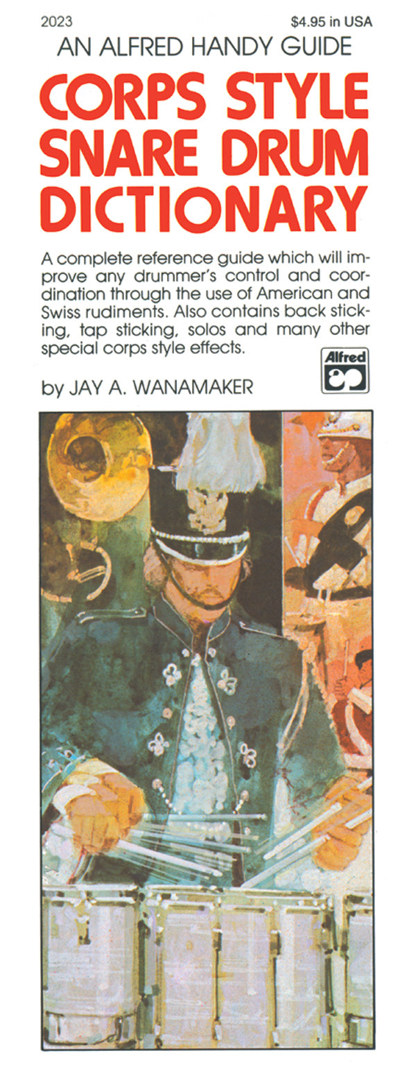 Corps-Style Snare Drum Dictionary Cover Image