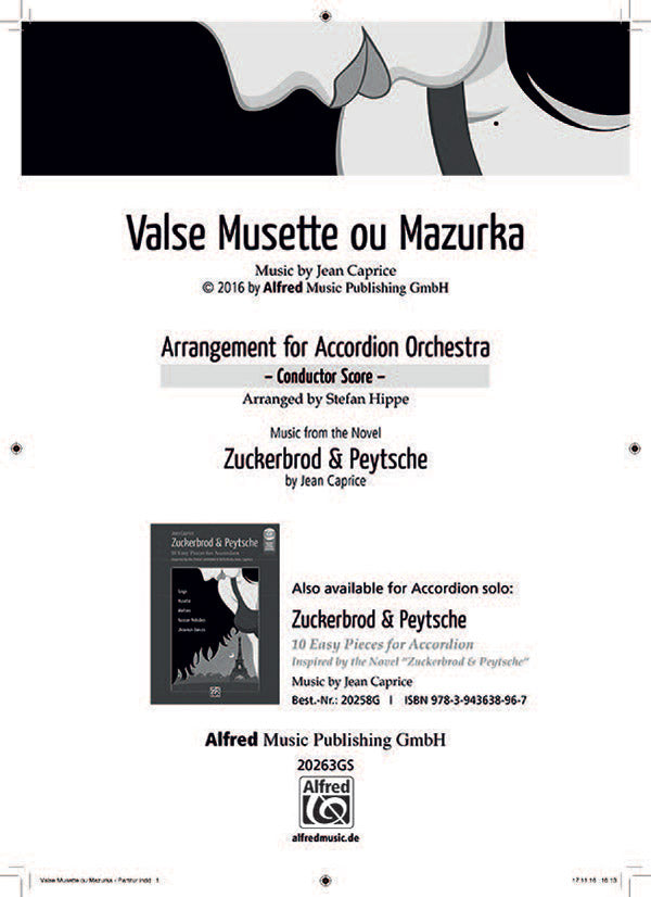 Valse Musette ou Mazurka - Akkordeonorchester Score only Cover Image