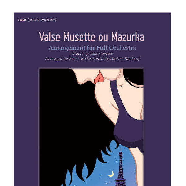 Valse Musette ou Mazurka - Full Orchestra Score & Parts Cover Image