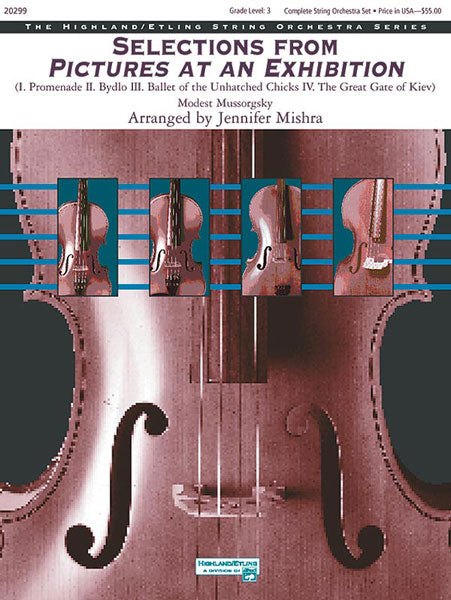 Selections from Pictures at an Exhibition: 2nd Violin Sheet Music Preview