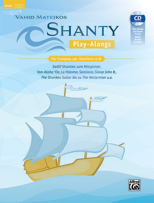 Shanty Play-Alongs für Trompete, opt. Baritonhorn (Violinschlüssel) Cover Image