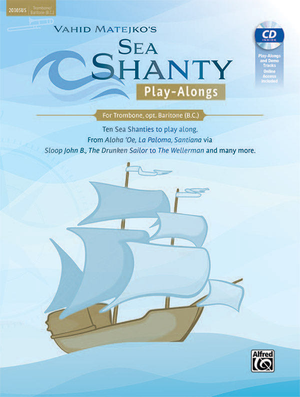 Sea Shanty Play-Alongs for Trombone, opt. Baritone B.C. Cover Image