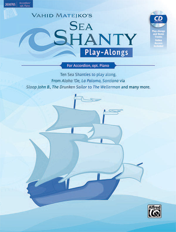 Sea Shanty Play-Alongs for Accordion, opt. Piano Cover Image