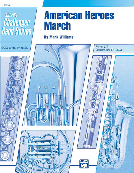 American Heroes March: Baritone B.C. Sheet Music Preview
